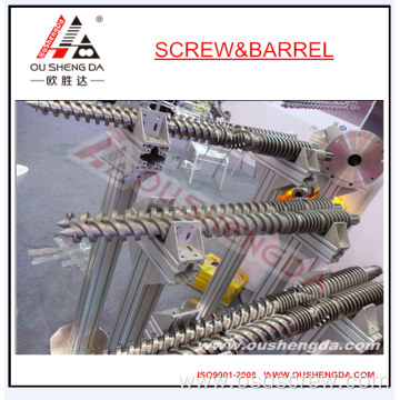 PVC UPVC Pipe extruder double screw barrel with high output